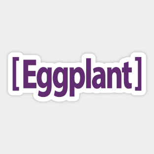 Eggplant Emoji Sticker